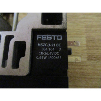 Festo 161 360 Valve CPV14-M1H-5LS-18 18-26.4VDC Coil - Used