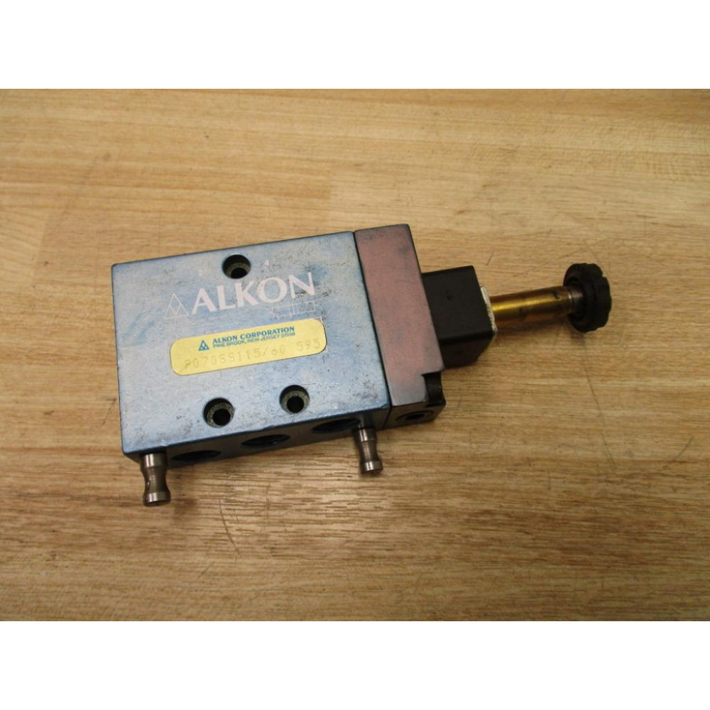 Alkon P-070SS-11560 Valve P070SS11560 W Nubs - Used Alkon P-070SS-11560 Valve P070SS11560 W Nubs - Used