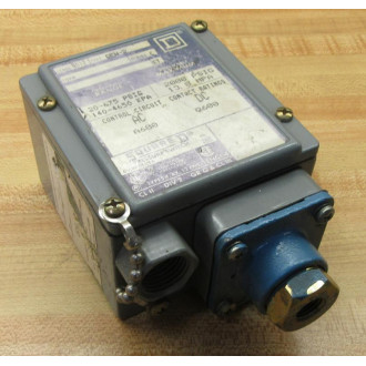 Square D 9012-GEW-2 Electrical Pressure Switch 9012GEW2 Ser. C - Used