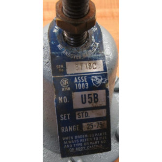 Watts U5B Pressure Reducing Valve - Used