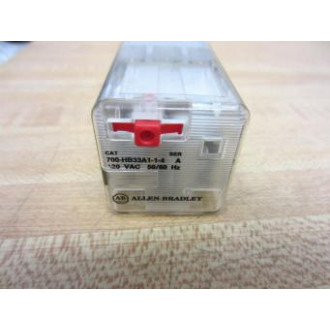 Allen Bradley 700-HB33A1-1-4-120V AC Relay 700-HB33A1-1-4-120VAC Series A, Clear - Used