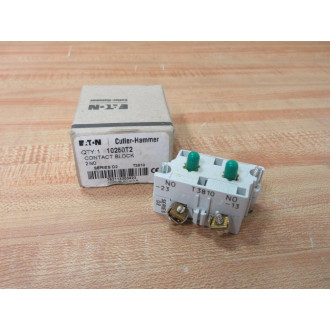 Cutler Hammer 10250T2 Eaton Block 10250T91000T 2 N.O. Gray D2