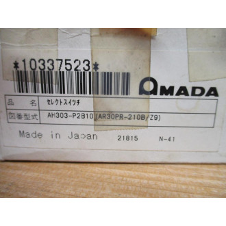 Amada AR30PR-210B Fuji Selector Switch AH303-P2B10