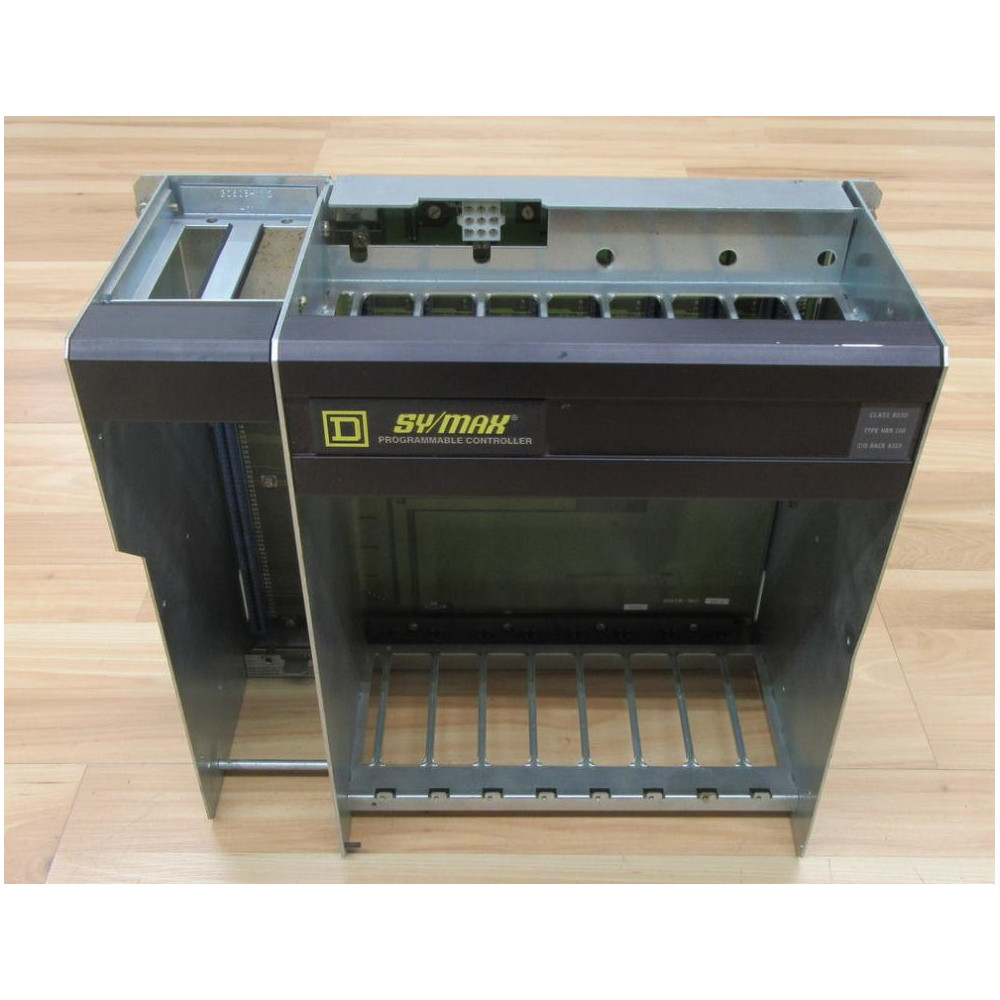 Square D HRK-100 8030 SYMAX 8 Slot IO Rack Assembly - Used