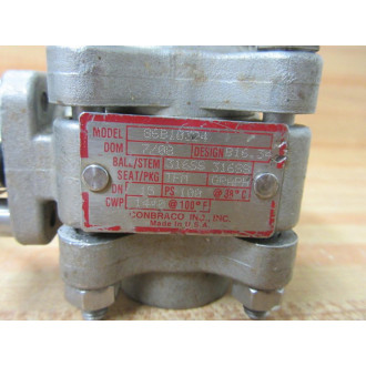 Conbraco 86B10324 Fire Safe Ball Valve - Used