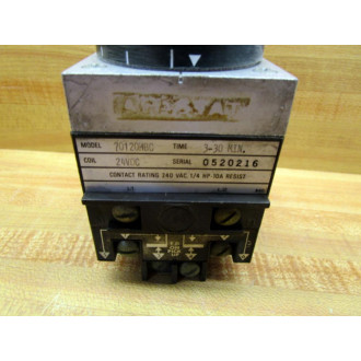 Agastat 70120HBC Time Delay Relay - Used