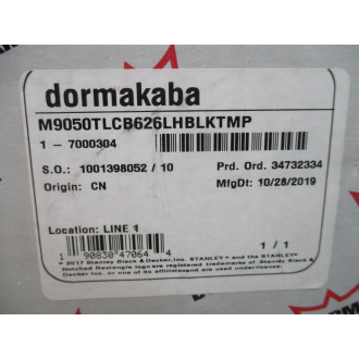 Dorma M9000 Mortise Door LockHandle 7000304 WO Cylinder & Key
