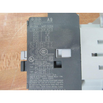 ABB A9 R80 Contactor A9R80 - Used