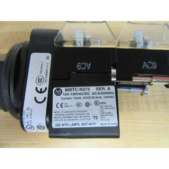 Allen Bradley 800H-FRXTQH2RG1 Push Pull Switch