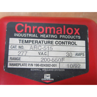 Chromalox ARC-515 Temperature Control ARC515 - Used