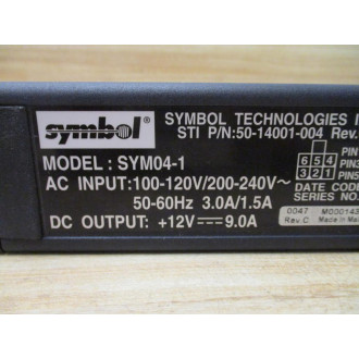 Symbol Technologies 50-14001-004 Power Supply SYM04-1 - Used