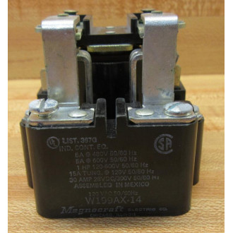 Magnecraft W199AX-14 Power Relay W199AX14 W Chipped Corner - New No Box