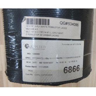 Applied Industrial Tech. CHPN534086 Conveyor Belt