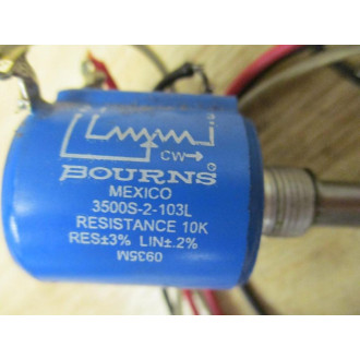 Bourns 3500S-2-103L Potentiometer 3500S2103L 3 Wires - Used
