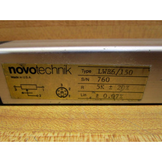Novotechnik LWB6-150 Linear Position Transducer LWB6150 - Used