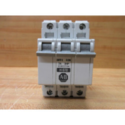 Allen Bradley 1492-CB3-H070 7A Circuit Breaker 1492-CB3 Series C - Used