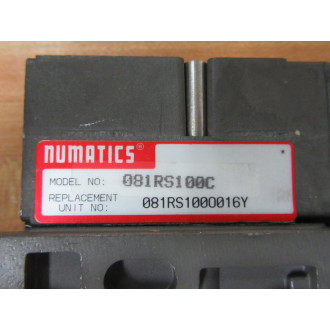 Numatics 081RS100C Regulator 081RS100O016Y - Used