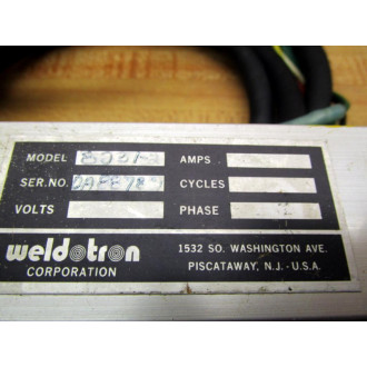 Weldotron 8231-2 Safety Light Curtain 82312 - Used