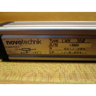 Novotechnik LWH 360 Linear Position Transducer LWH360 - Used