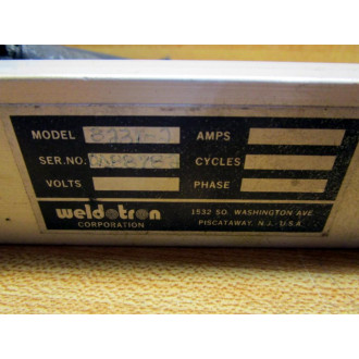 Weldotron 823-2 Light Curtain 8232 - Used