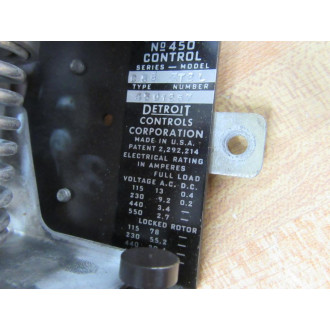 Detroit Controls 4501257 Temperature Control C58 ZT2L - Used