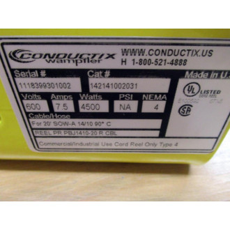 Conductix Wampfler 1421410002031 Spring Cable Reel