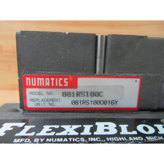 Numatics 081RS100C Regulator 081RS100O016Y WFlexiBlok - Used