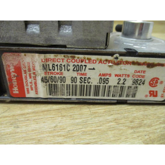 Honeywell ML6161C 2007 Direct Coupled Actuator ML6161C2007 W Set Screws - New No Box