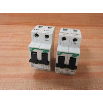 KlocknerMoeller FAZ-2-S1 1Amp Circuit Breaker FAZ2S1 (Pack of 2) - Used