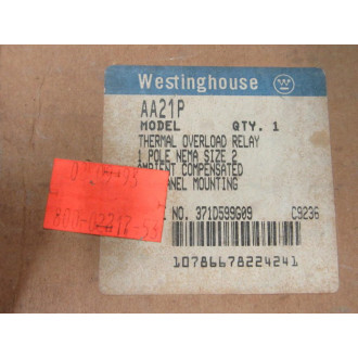 Westinghouse AA21P Thermal Overload Relay