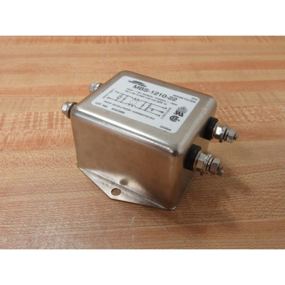 Nemic-Lambda MBS-1210-22 Noise Filter MBS121022 -25+100°CHMF - New No Box