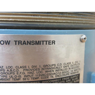 Micro Motion RFT9739-E1SU Remote Flow Transmitter RFT9739E1SU W0702401 - Used
