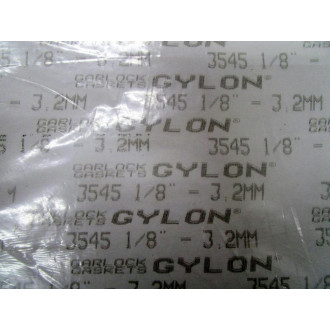 Garlock 3545 Gylon Gasket 60" X 60" X 18"