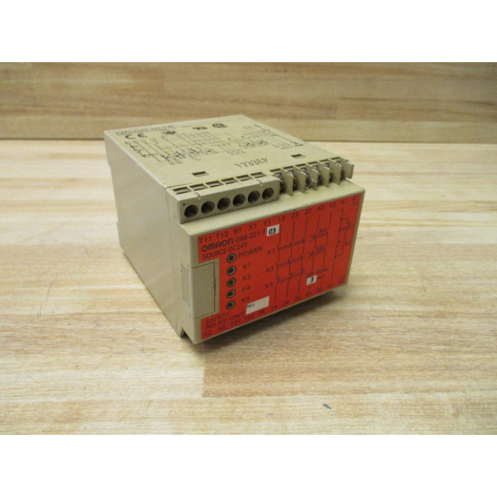 Omron G9S-321-T03 Safety Relay Unit G9S321T03 - Used Omron G9S-321-T03 Safety Relay Unit G9S321T03 - Used