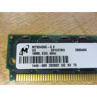 Micron MT9D436G-6 16MB DRAM Module MT9D436G-6X - Used