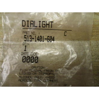 Dialight 513-1401-604 Pushbutton Switch 5131401604