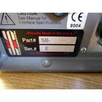 Schmitt Ind. SB-4400-N Control Unit SB4400N - Used