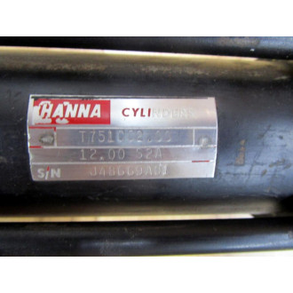 Hanna T751CC2.00 12.00 S2A Cylinder T751CC2001200S2A - Used