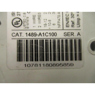 Allen Bradley 1489-A1C100 10A Circuit Breaker 1489A1C100 (Pack of 4) - Used