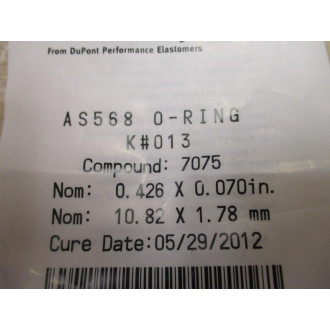Kalrez Spectrum AS568-013 O-Ring AS568