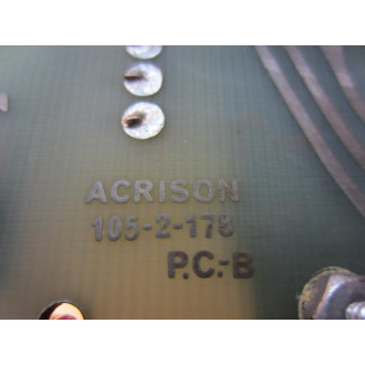 Acrison 105-2-178 DC Drive Power Supply Bd 1052178 - Used