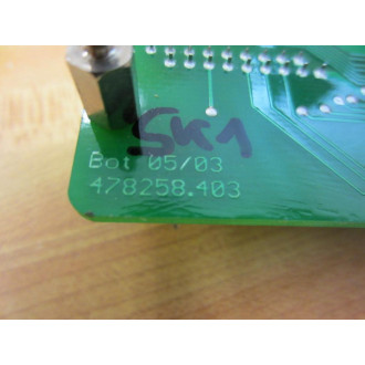 Wolfle 478258.403 Circuit Board 478258403 - Used