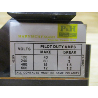 P&H Harnischfeger 479U114 Pneumatic Timer On Delay - New No Box