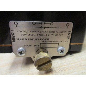 P&H Harnischfeger 479U114 Pneumatic Timer On Delay - New No Box