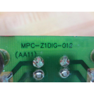 NCC Z1T-180-061 Time Delay Relay Circuit Bd MPC-Z1DIG-012 AA11 - Used