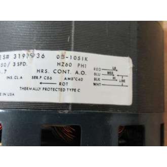 Westinghouse 319P936 Blower Motor 05-105IK - Used