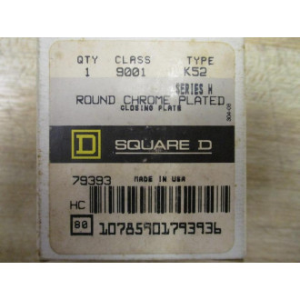 Square D 9001-K52 Closing Plate 9001K52