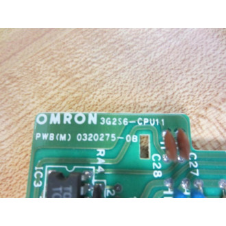 Omron 0320275-0B PWB 3G2S6-CPU11 - Used