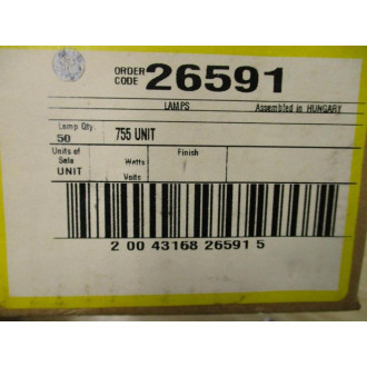 General Electric 755 GE Miniature Lamp Light Bulb (Pack of 50)