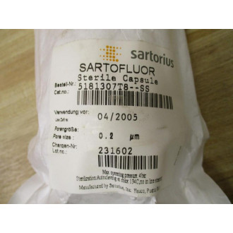 Sartorius 5181307T8--SS Sartofluor Sterile Capsule 5181307T8SS